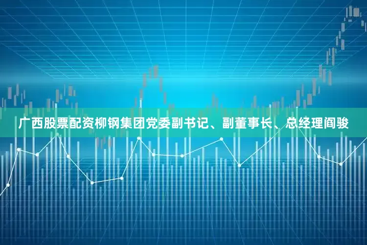 广西股票配资柳钢集团党委副书记、副董事长、总经理阎骏